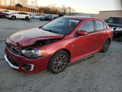 Salvage cars for sale at Spartanburg, SC auction: 2017 Mitsubishi Lancer ES