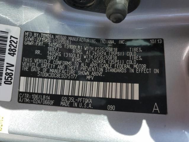 2014 Toyota Sienna XLE