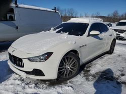 Salvage cars for sale at Marlboro, NY auction: 2017 Maserati Ghibli