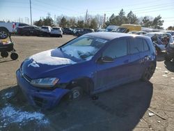 Salvage cars for sale at Denver, CO auction: 2015 Volkswagen Golf R