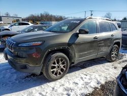 Salvage cars for sale at Hillsborough, NJ auction: 2015 Jeep Cherokee Latitude