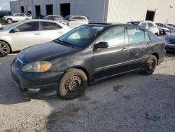 Salvage cars for sale from Copart Jacksonville, FL: 2005 Toyota Corolla CE