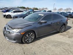 Salvage cars for sale at Sacramento, CA auction: 2016 Honda Civic EX