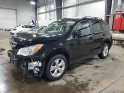 Salvage cars for sale from Copart Ham Lake, MN: 2015 Subaru Forester 2.5I Limited