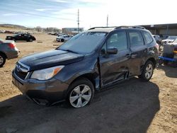 Salvage cars for sale at Colorado Springs, CO auction: 2016 Subaru Forester 2.5I Premium