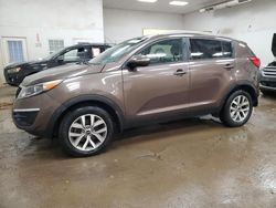 Salvage cars for sale at Davison, MI auction: 2015 KIA Sportage LX