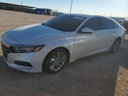 Salvage cars for sale at Andrews, TX auction: 2019 Honda Accord LX