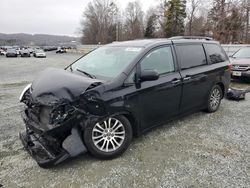 Salvage cars for sale from Copart Concord, NC: 2020 Toyota Sienna XLE