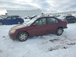 Honda Civic lx salvage cars for sale: 2002 Honda Civic LX