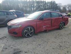 Salvage Cars with No Bids Yet For Sale at auction: 2022 Honda Accord Sport