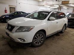 Salvage cars for sale at Ham Lake, MN auction: 2014 Nissan Pathfinder S