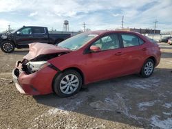 Salvage cars for sale at Chicago Heights, IL auction: 2016 Toyota Corolla L