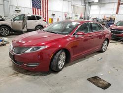 Salvage cars for sale at Mcfarland, WI auction: 2016 Lincoln MKZ