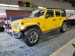 Jeep salvage cars for sale: 2021 Jeep Wrangler Unlimited Sahara