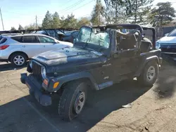 SUV salvage a la venta en subasta: 2000 Jeep Wrangler / TJ SE