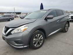 Salvage cars for sale at Grand Prairie, TX auction: 2017 Nissan Murano S