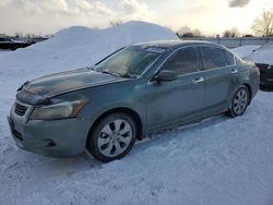 Salvage cars for sale from Copart Ontario Auction, ON: 2008 Honda Accord EXL