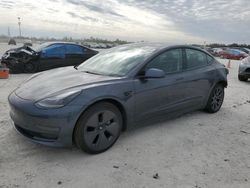 Salvage cars for sale at Arcadia, FL auction: 2021 Tesla Model 3