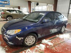 Salvage cars for sale at Angola, NY auction: 2010 Hyundai Elantra Blue