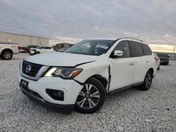 Salvage cars for sale at Temple, TX auction: 2018 Nissan Pathfinder S