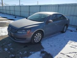 Salvage cars for sale at Magna, UT auction: 2013 Volkswagen Passat S