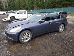 Vehiculos salvage en venta de Copart Graham, WA: 2009 Infiniti G37