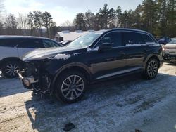 Salvage cars for sale at West Warren, MA auction: 2017 Audi Q7 Prestige