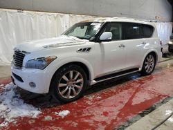 Salvage cars for sale from Copart Angola, NY: 2012 Infiniti QX56