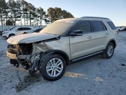 Salvage cars for sale at Loganville, GA auction: 2017 Ford Explorer XLT