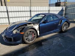 Salvage cars for sale at Sun Valley, CA auction: 2018 Porsche 911 Turbo