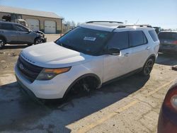 Salvage cars for sale at Pekin, IL auction: 2015 Ford Explorer Sport