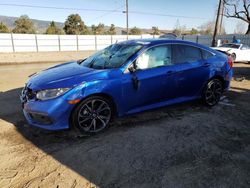 Honda salvage cars for sale: 2019 Honda Civic Sport