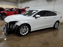 Salvage cars for sale at Davison, MI auction: 2020 Ford Fusion SE