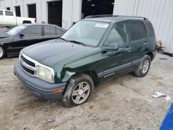 Salvage cars for sale at Jacksonville, FL auction: 2003 Chevrolet Tracker