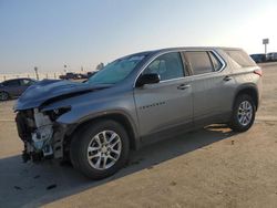 Salvage cars for sale at Fresno, CA auction: 2019 Chevrolet Traverse LS