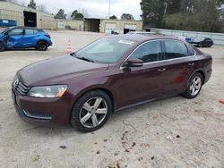 Volkswagen salvage cars for sale: 2013 Volkswagen Passat SE