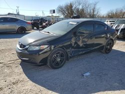 Salvage cars for sale at Oklahoma City, OK auction: 2015 Honda Civic LX