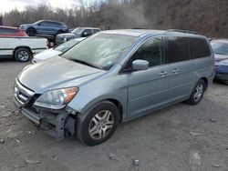 Vehiculos salvage en venta de Copart Marlboro, NY: 2007 Honda Odyssey EXL