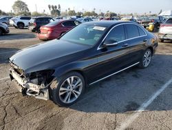 Salvage cars for sale at Van Nuys, CA auction: 2015 Mercedes-Benz C 300 4matic