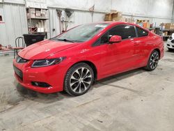 Salvage cars for sale at Milwaukee, WI auction: 2013 Honda Civic SI