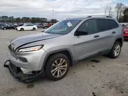 Salvage cars for sale at Dunn, NC auction: 2015 Jeep Cherokee Sport