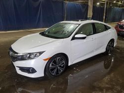 Salvage cars for sale at Woodhaven, MI auction: 2018 Honda Civic EX