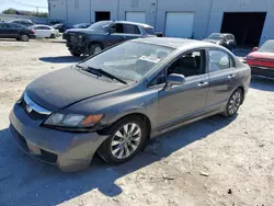 Vehiculos salvage en venta de Copart Jacksonville, FL: 2009 Honda Civic EXL