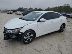 Salvage cars for sale at Houston, TX auction: 2022 Nissan Sentra SV