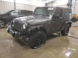 Jeep salvage cars for sale: 2017 Jeep Wrangler Sport