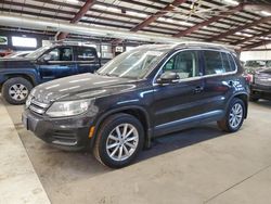 Salvage cars for sale at East Granby, CT auction: 2017 Volkswagen Tiguan Wolfsburg