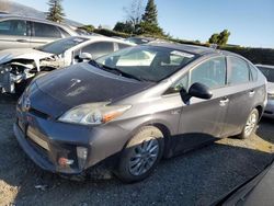 Salvage cars for sale at San Martin, CA auction: 2015 Toyota Prius PLUG-IN