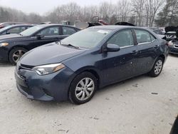 Toyota Corolla salvage cars for sale: 2016 Toyota Corolla L