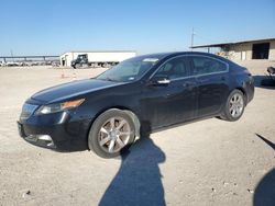 Salvage cars for sale at Temple, TX auction: 2013 Acura TL