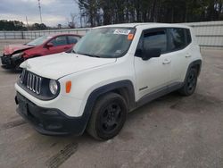 Salvage cars for sale at Dunn, NC auction: 2017 Jeep Renegade Sport